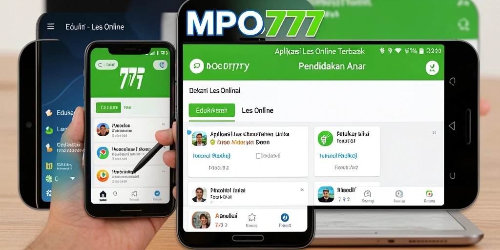 Antarmuka MPO777 yang intuitif dan fungsional untuk Les Online.