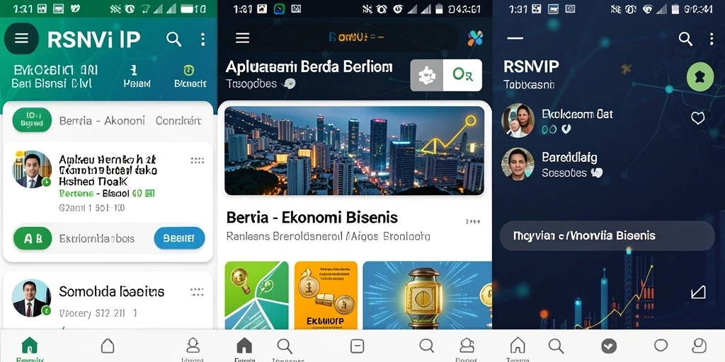 Tampilan antarmuka RSNVIP yang modern dan informatif.