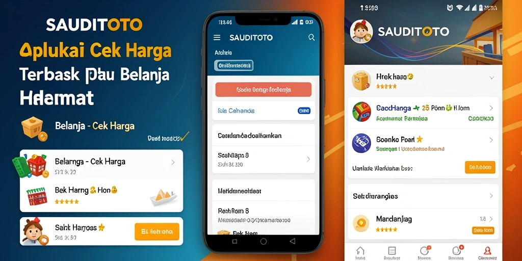 Antarmuka SAUDITOTO memudahkan cek harga produk dengan cepat.